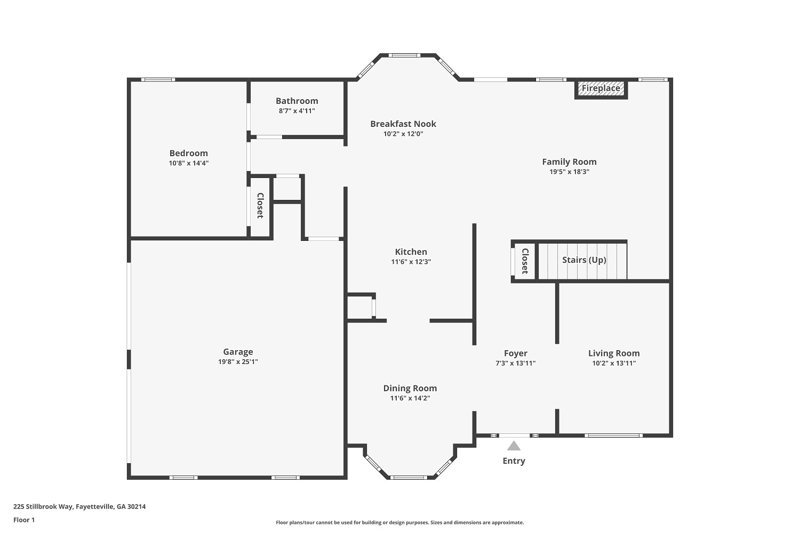 Home for rent 225 Stillbrook Way, Fayetteville, GA, 30214 Pathlight