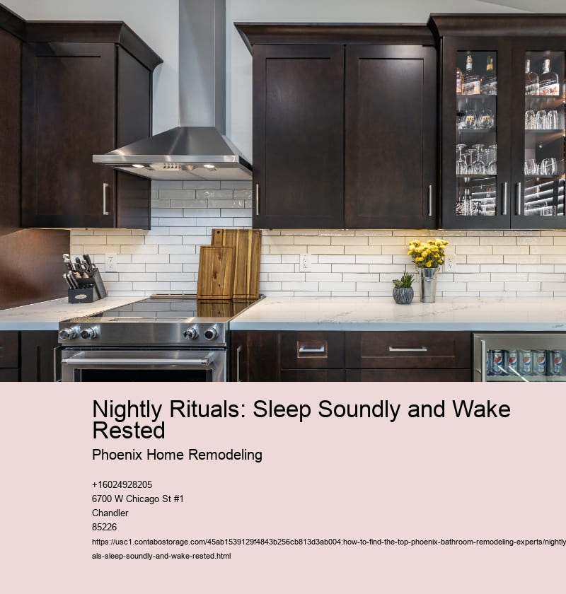 Nightly Rituals: Sleep Soundly and Wake Rested