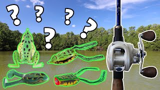 how to tie a frog lure