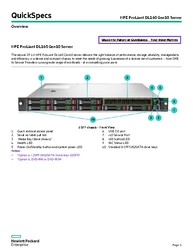 HPE ProLiant DL160 Gen10 Server QuickSpecs thumbnail
