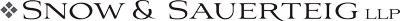Snow & Sauerteig, LLP logo