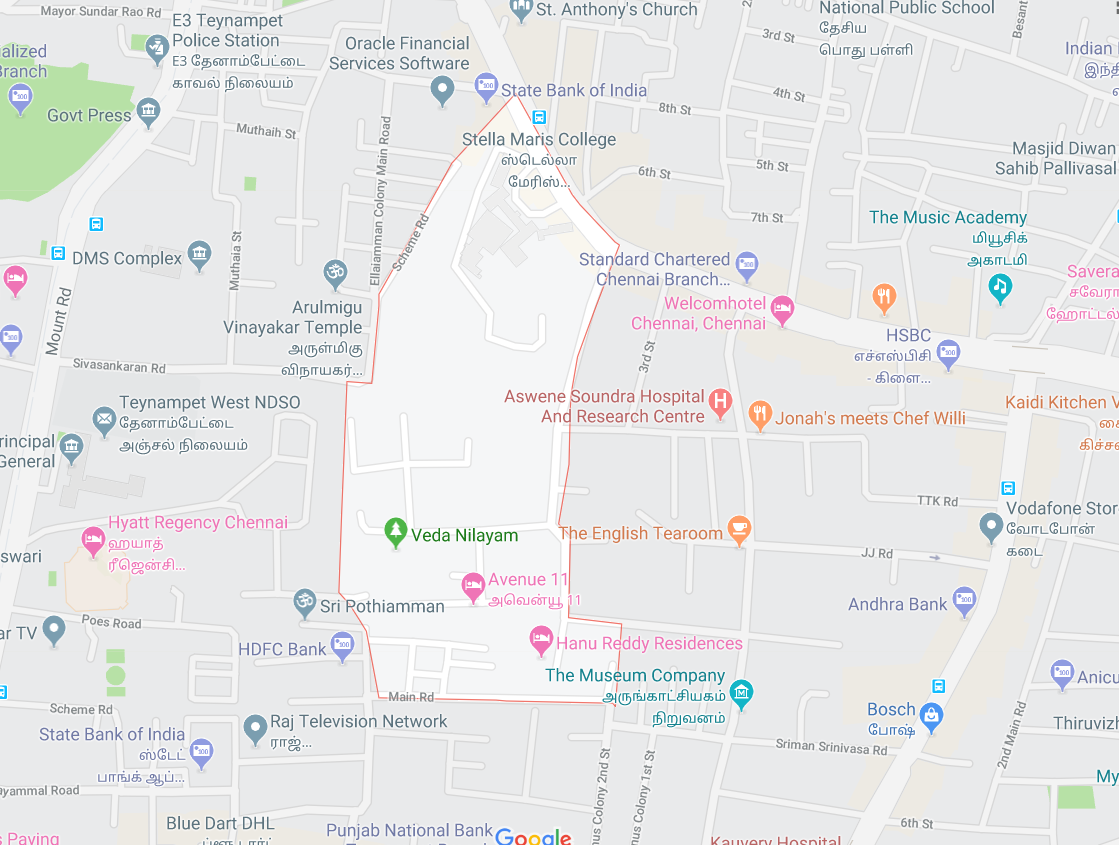 Real Estate Independent House for Sale at Poes Garden from Hanu Reddy