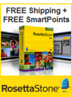 FREE SHIPPING + BONUS SMARTPOINTS on Rosetta Stone