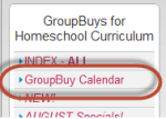 GroupBuy Calendar