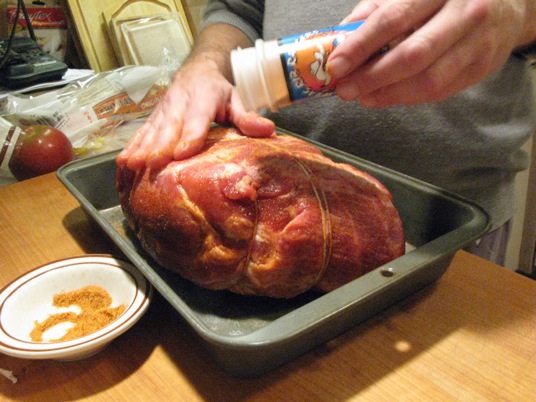 IMG_3953 Rub goes on pork