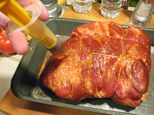 IMG_3960 Injecting pork for moisture and flavor