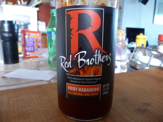 Red Brothers Fiery Habanero All Natural BBQ Sauce