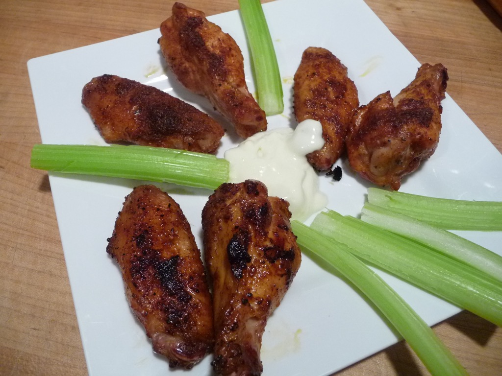chicken wings weber vortex