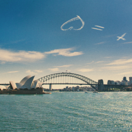 Cross Equals Love Easter Weekend | Screen Image | Background – Skywriting Beach