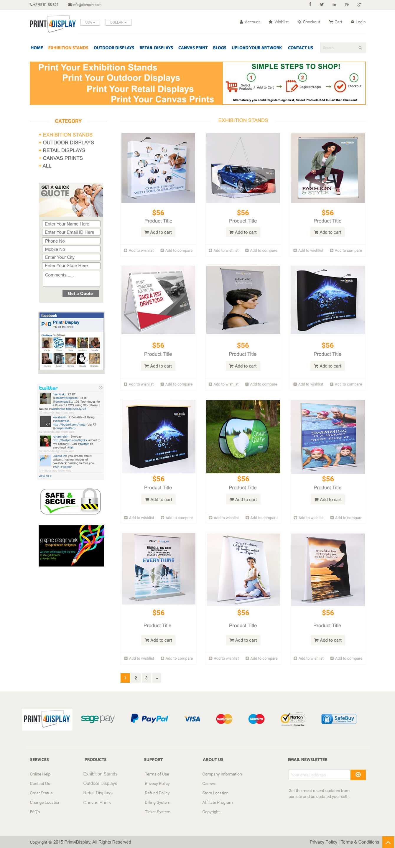 Web Page Design Contests » Captivating Web Page Design for