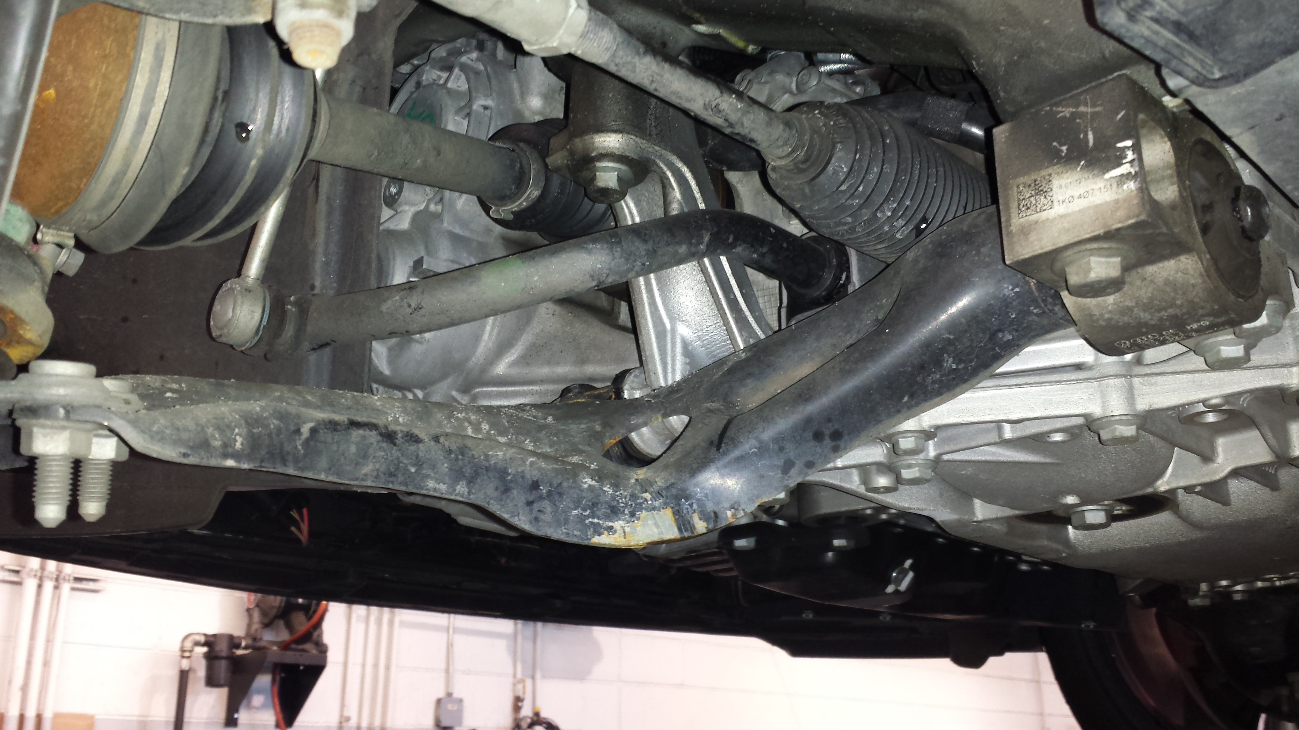 VW suspension curb damage Humble Mechanic