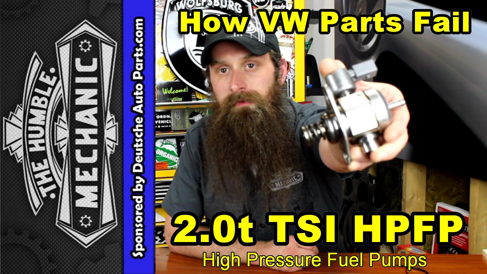 How VW and Audi 2.0t TSI High Pressure Fuel Pumps Fail (HPFP) Video