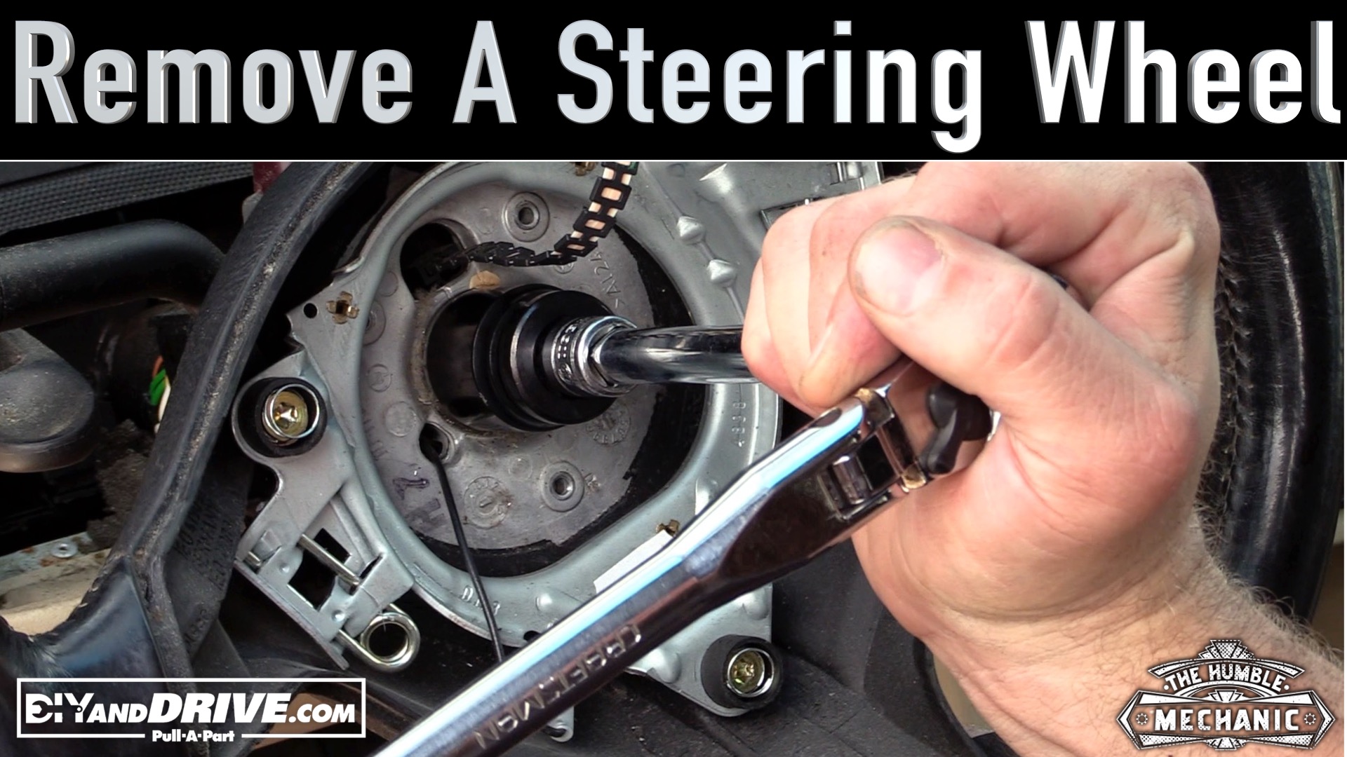 How To Remove an VW Steering Wheel Salvage Yard Tips Humble Mechanic