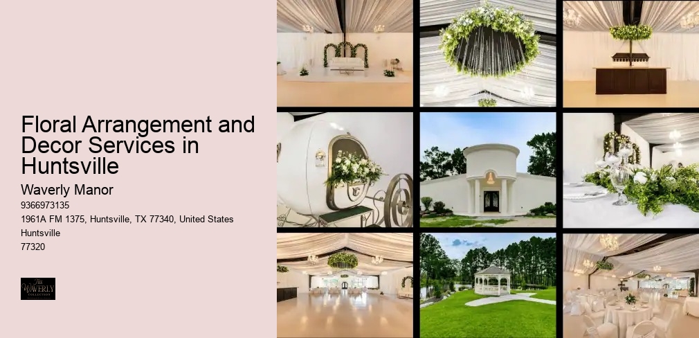 Floral Arrangement and Decor Services in Huntsville