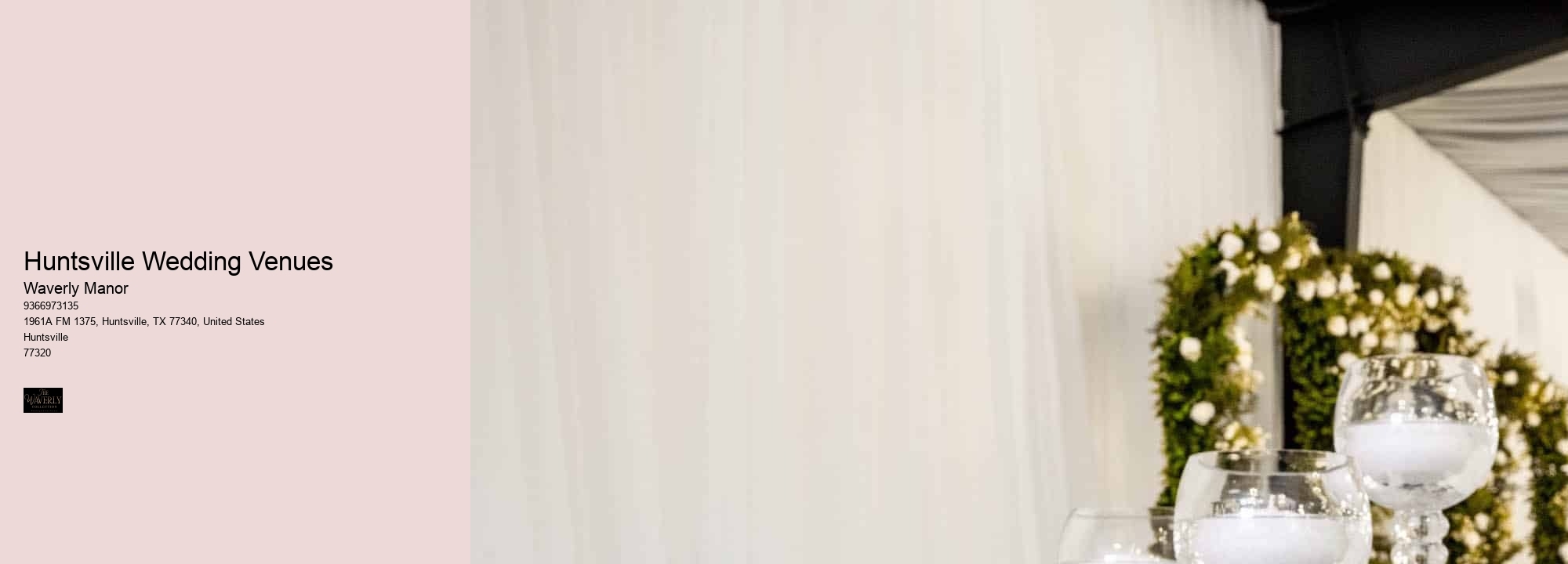 Huntsville Wedding Venues