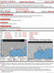 Tropical Storm Edouard
