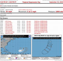 Tropical Depression Fay