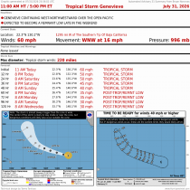 Tropical Storm Genevieve