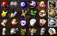 The complete mask collection. Photo from: http://ca.ign.com/wikis/the-legend-of-zelda-majoras-mask