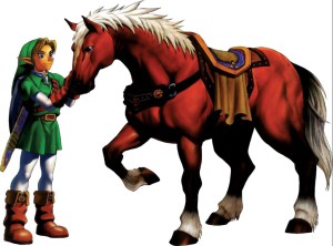 Link and Epona in Ocarina of time. Photo from: http://zelda.wikia.com/wiki/Epona
