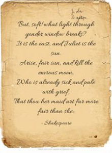 Romeo and Juliet Quote 1