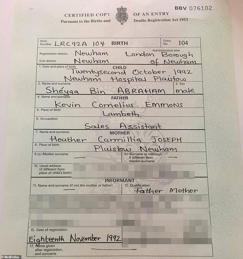 list of birth certificates london ontario