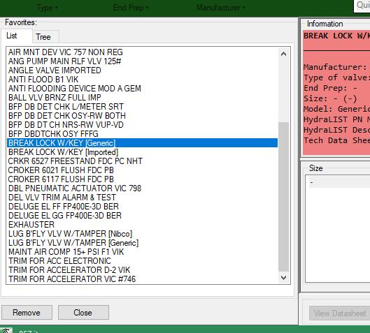List
