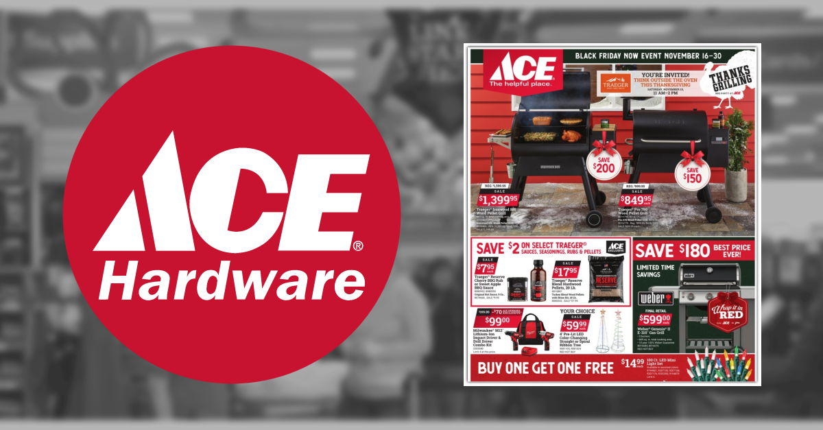 Ace Hardware Black Friday Ad Scan for 2022 Black Friday GottaDEAL