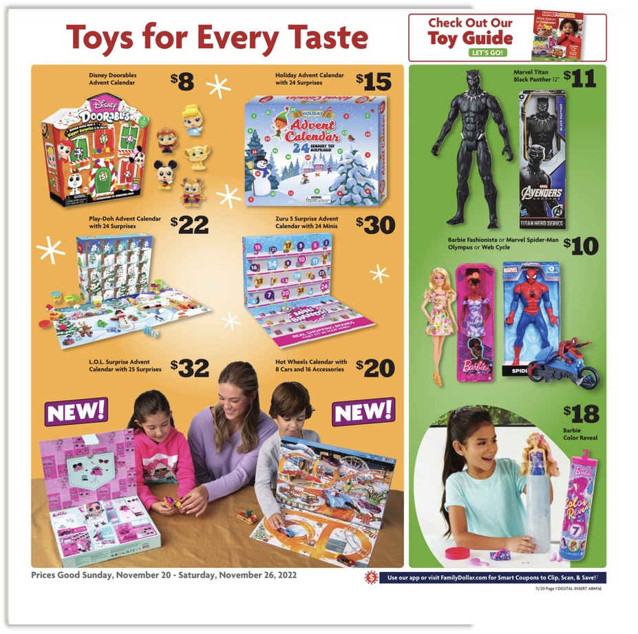Family Dollar Black Friday Ad Scan for 2022 Black Friday GottaDEAL