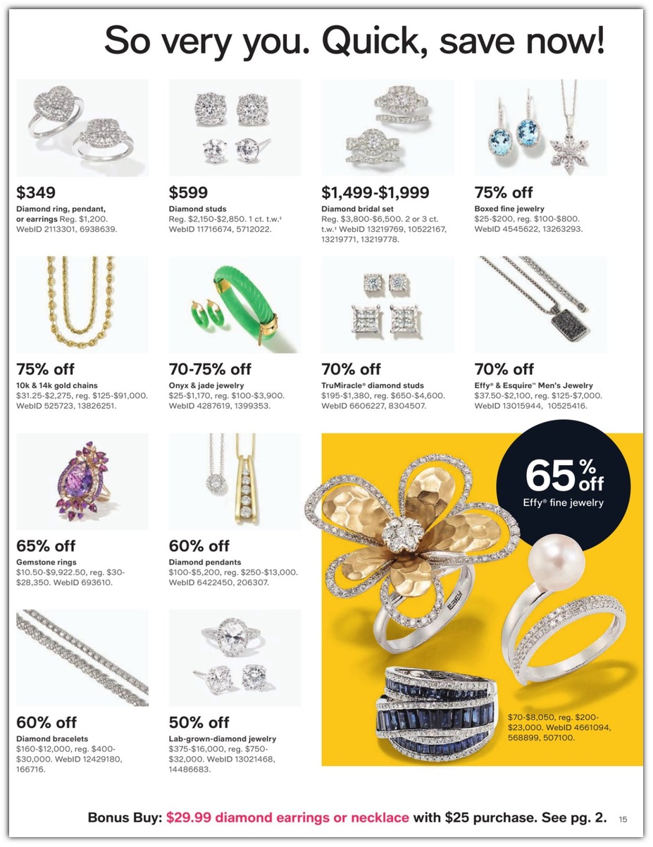 Selected Effy Fine Jewelry Available on Black Friday at Macy's GottaDEAL