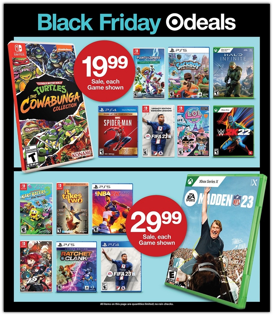 Target Black Friday Ad Scan for 2022 Black Friday GottaDEAL