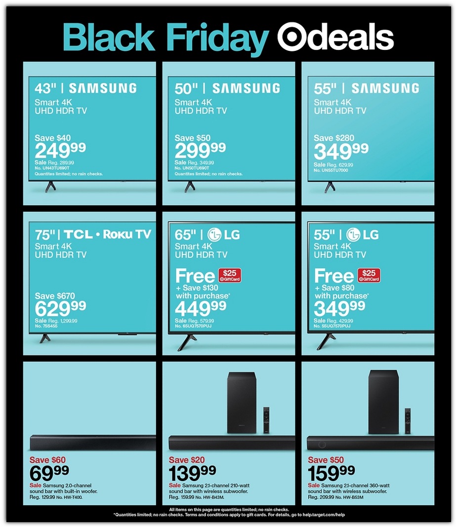 TCL 75S455 75" Roku Smart 4K UHD HDR TV Available on Black Friday at Target GottaDEAL