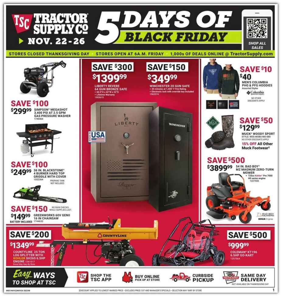 Tractor Supply Black Friday Ad Scan for 2022 Black Friday GottaDEAL