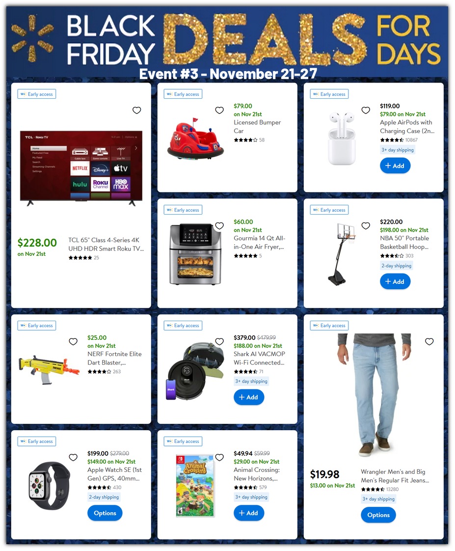 Walmart Black Friday Ad Scan for 2022 Black Friday GottaDEAL