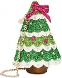 betsey johnson christmas tree purse
