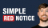 Notice