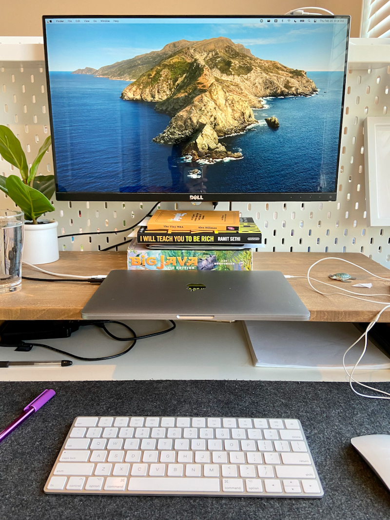 How I use an external monitor with my Mac for ergonomics Michael Lee