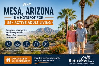 Mesa AZ 55+ Communities on Retirenet.com