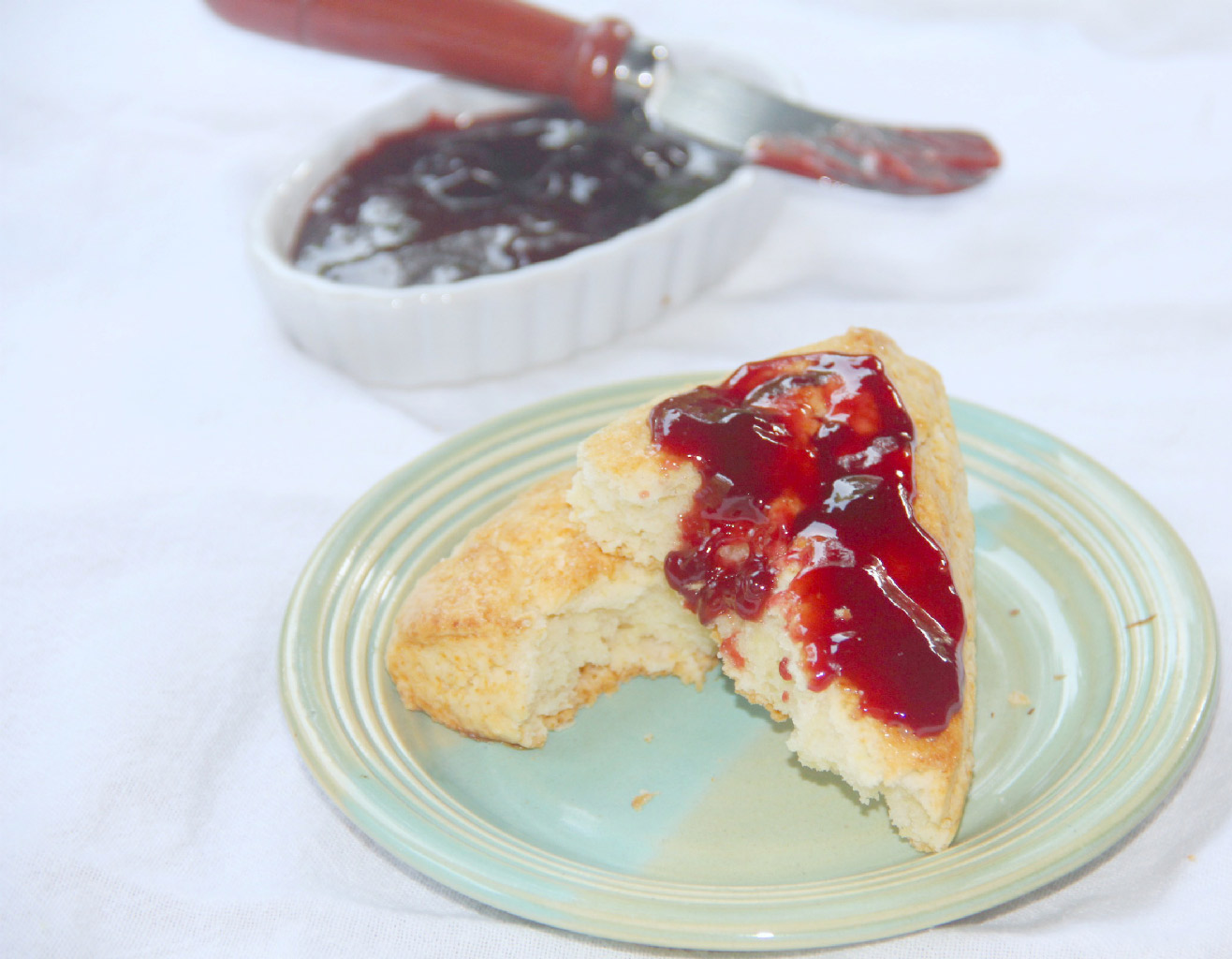 Cream scones are butter-rich and slightly sweet, a lovely vessel for your favorite jam--breakfast, afternoon snack, or anything in between!