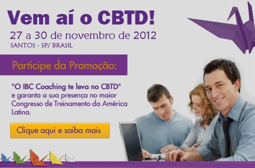 Promoção "O IBC Coaching te leva no CBTD"