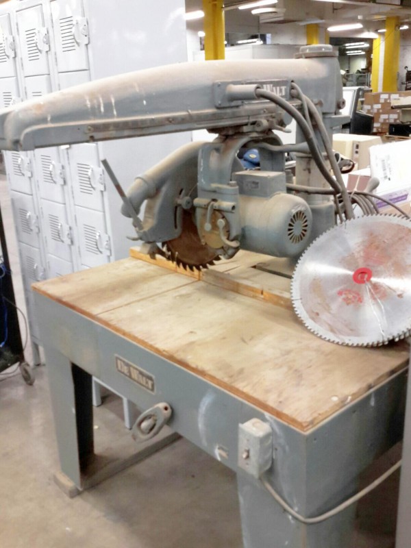 iBid Lot 6076 DeWalt Model GE56 Vintage Radial Arm Saw