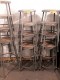 Lot # 6210 - Metal Shop Stools (4 each)