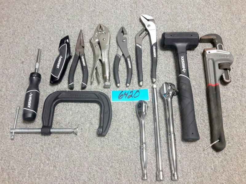 iBid Lot 6420 Husky Hand Tools