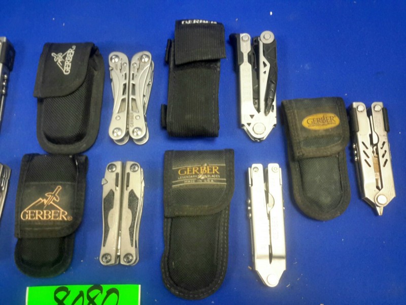 iBid Lot 8080 Gerber MultiTools w/Cases (7 each)
