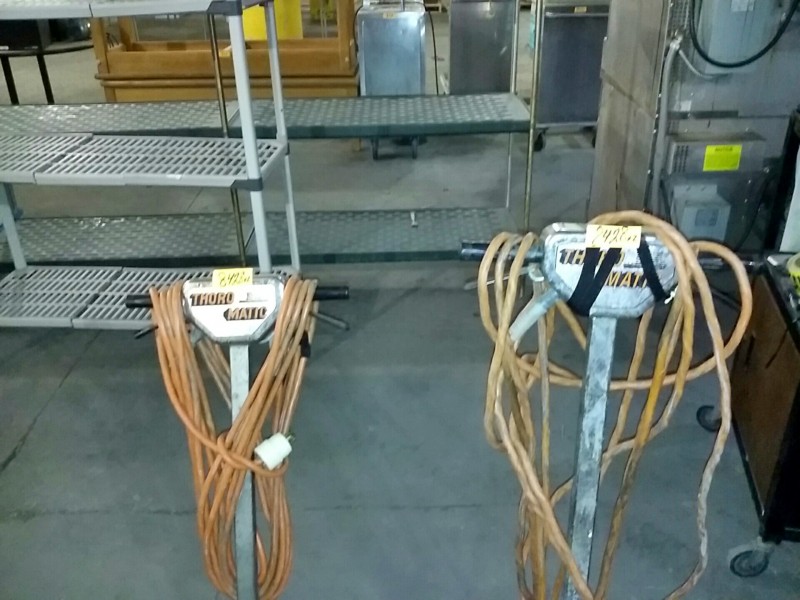 iBid Lot 8428 Thoro Matic Floor Burnishers (2 each)