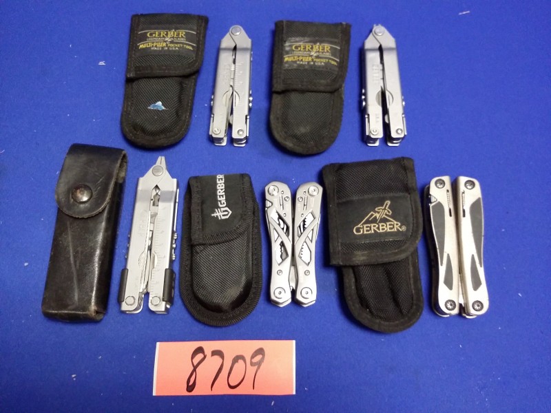 iBid Lot 8709 Gerber MultiTools w/Cases (5 each)