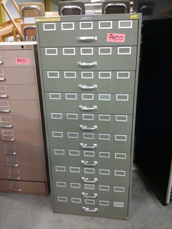 iBid Lot 9400 Remington Rand Microfilm File