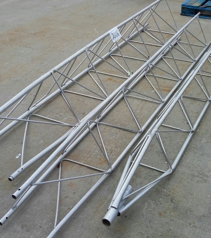 iBid Lot 2606 Aluminum Antenna Tower (3 each 10ft. sections)