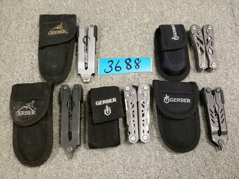 iBid Lot 3688 Gerber MultiTools w/Cases (5 each)