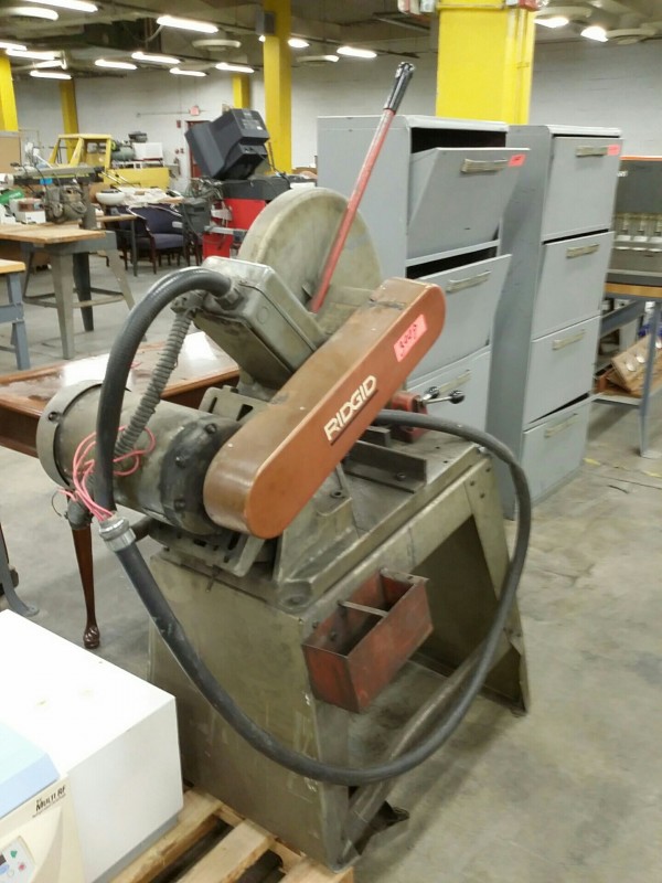 iBid Lot 3998 Ridgid Abrasive Chop/CutOff Saw